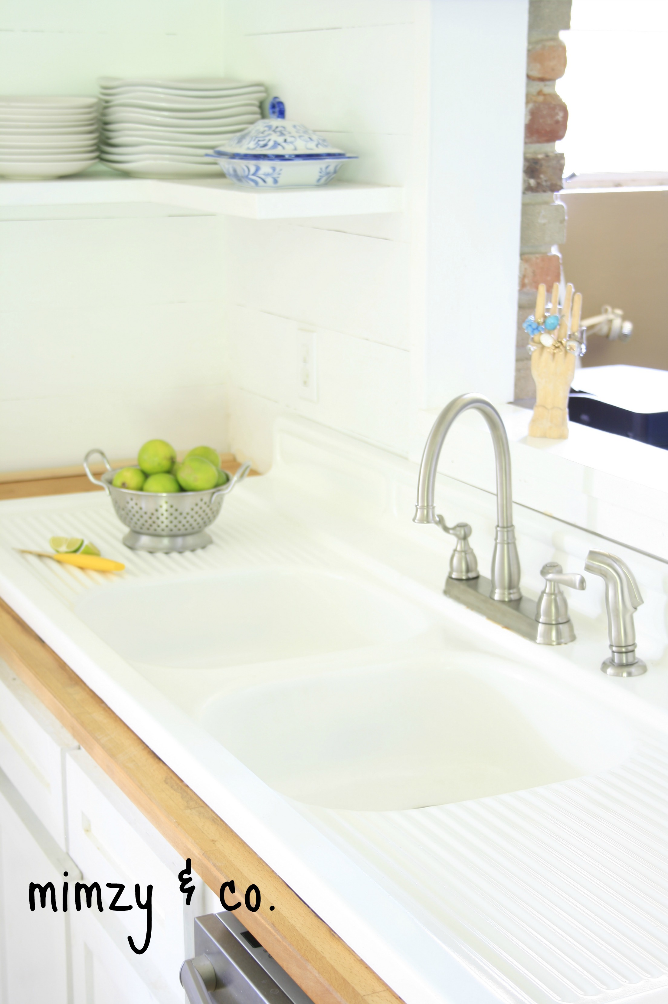 how I refinished my vintage cast iron kitchen sink