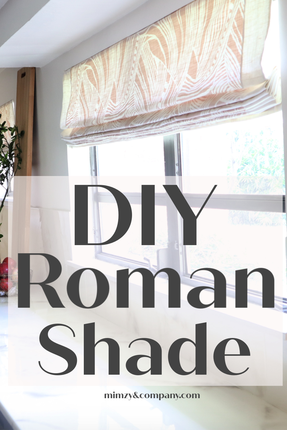 A Relaxed Roman Shade