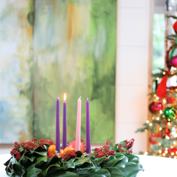 Twelve Days of Christmas, Day 4-Advent Wreath
