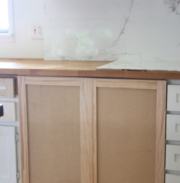 DIY shaker cabinet doors the EASY way.