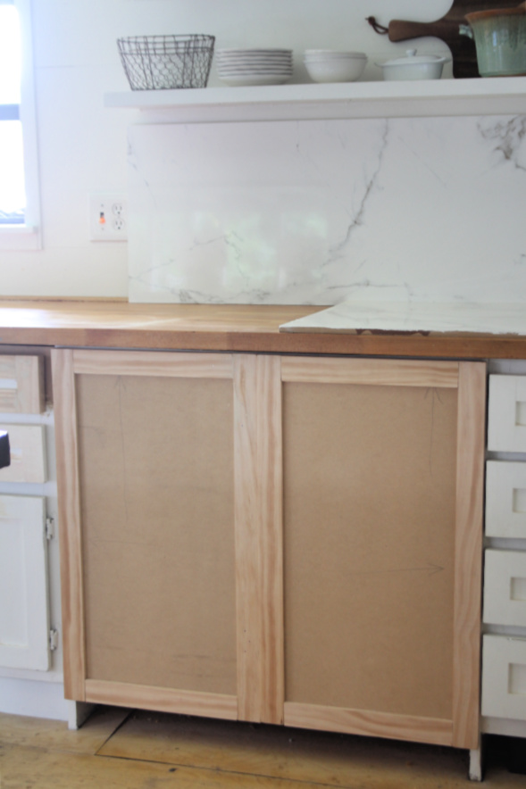Diy Shaker Cabinet Doors The Easy Way, How To Turn Kitchen Cupboards Into Shaker Style