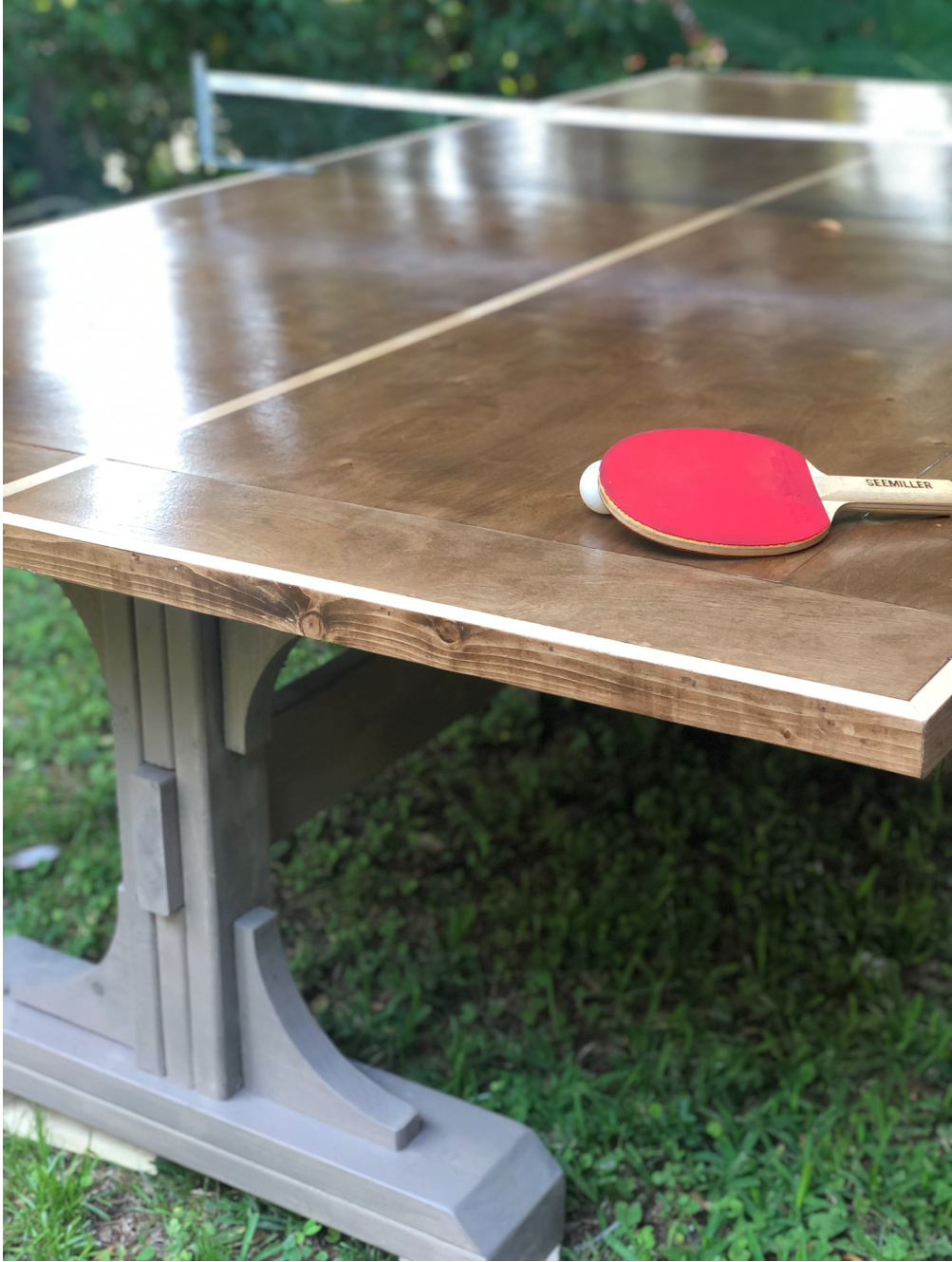 How to make a on sale table tennis table