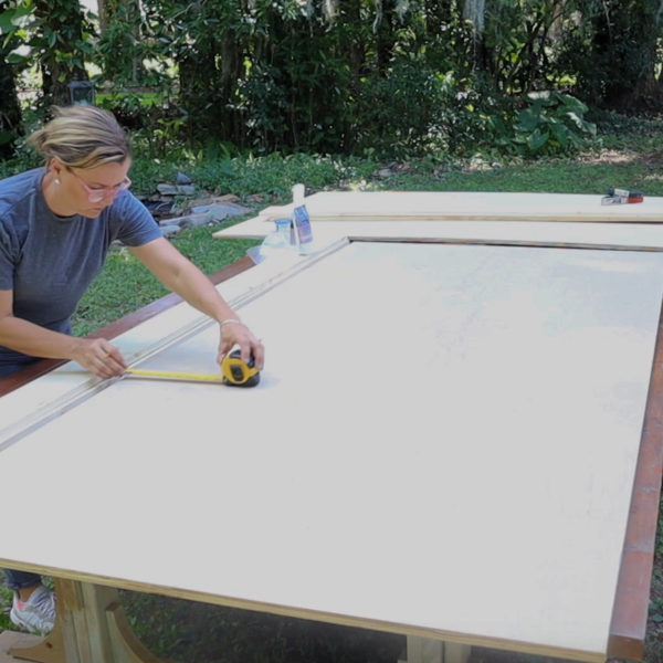 DIY Exterior Ping Pong Table