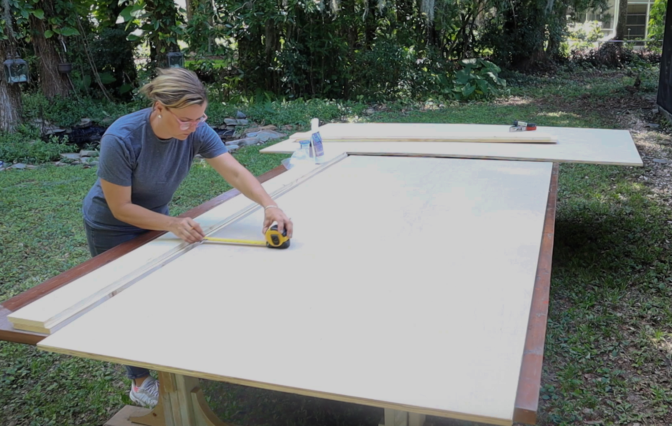 Diy Exterior Ping Pong Table Mimzy, Outdoor Ping Pong Table Plans