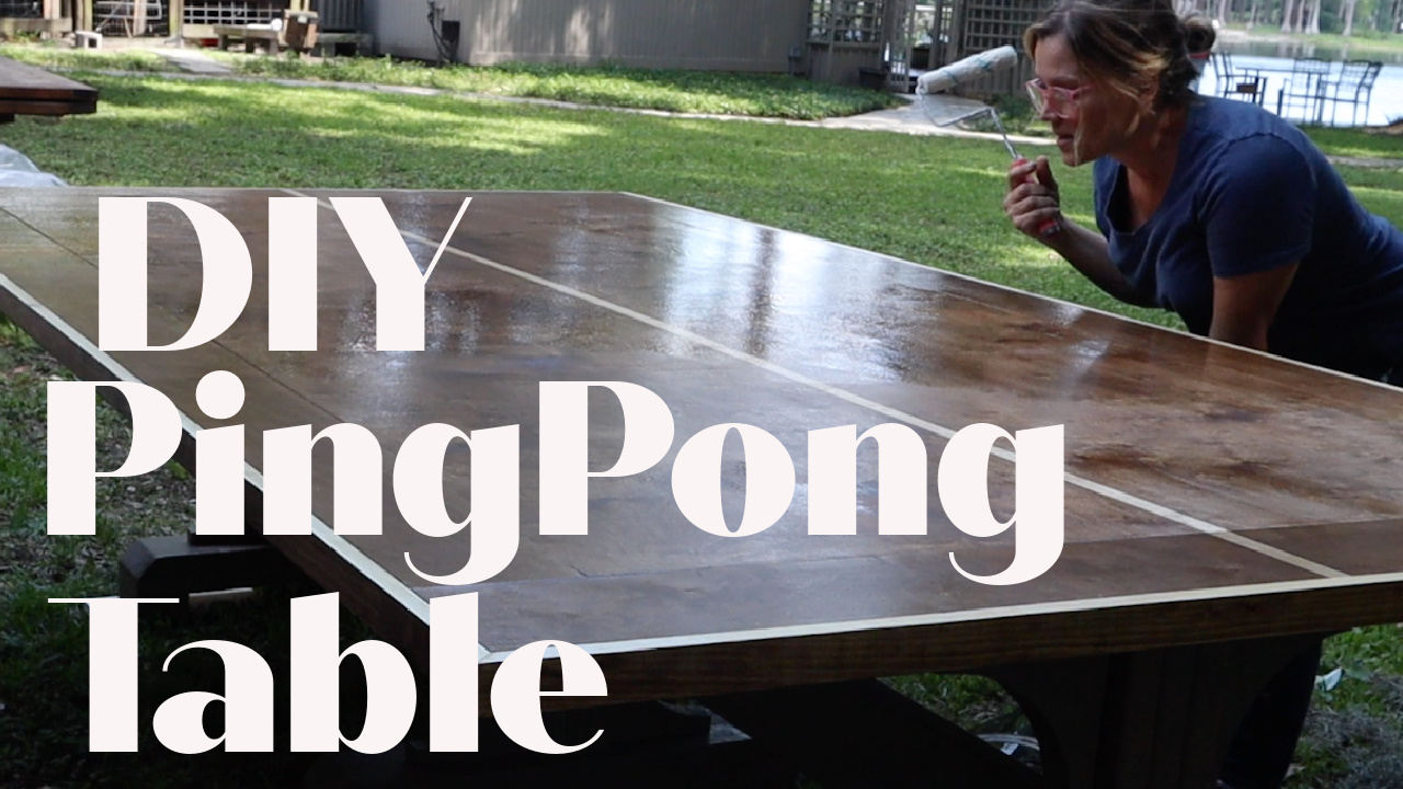 ping pong table DIY