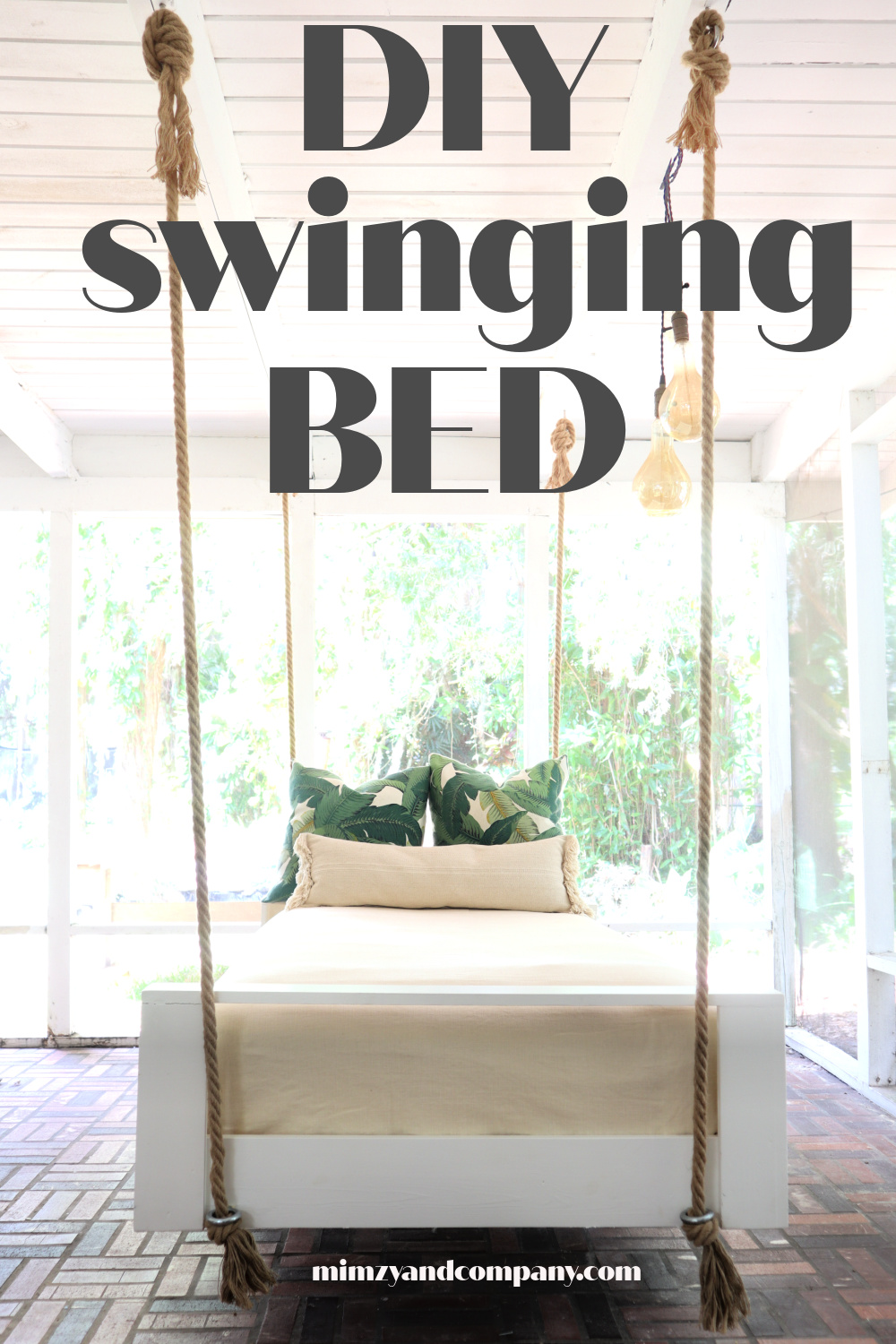 swinging bed