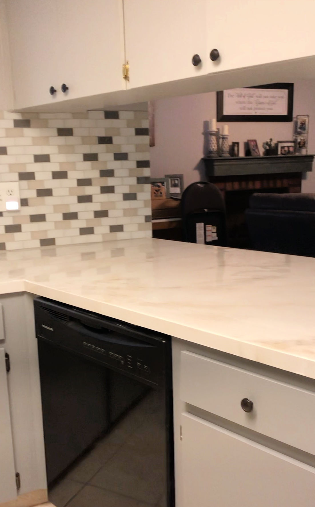 How to Epoxy Countertops with Backsplash and no Demolition 